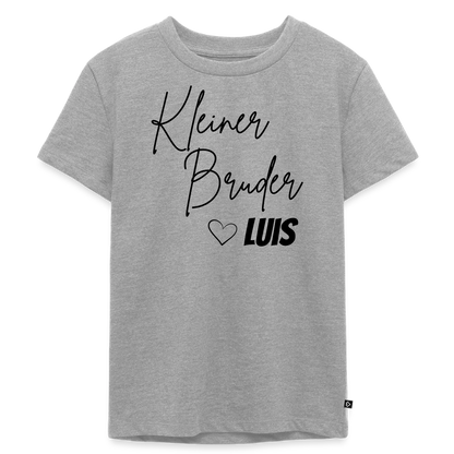 Geschwistershirt Kleiner Bruder - Grau meliert
