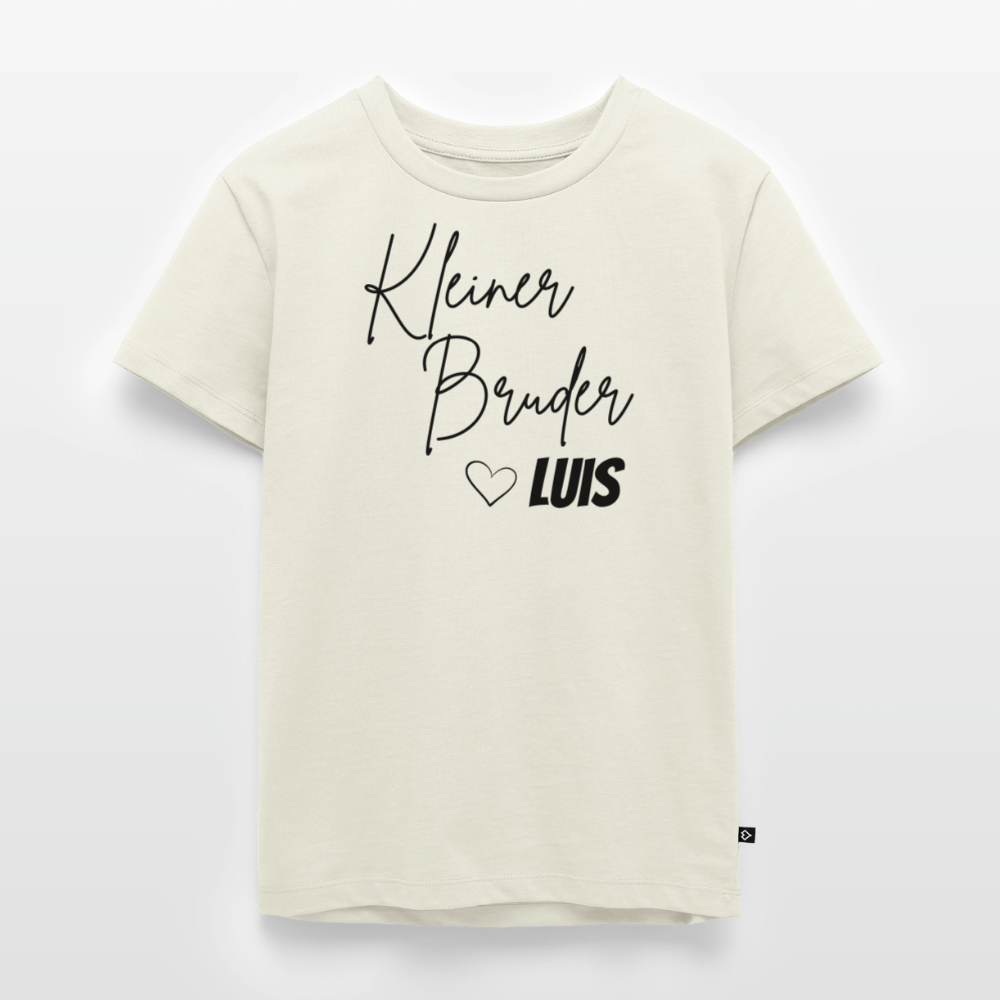 Geschwistershirt Kleiner Bruder - Naturweiß