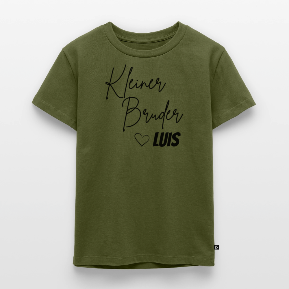 Geschwistershirt Kleiner Bruder - Khaki