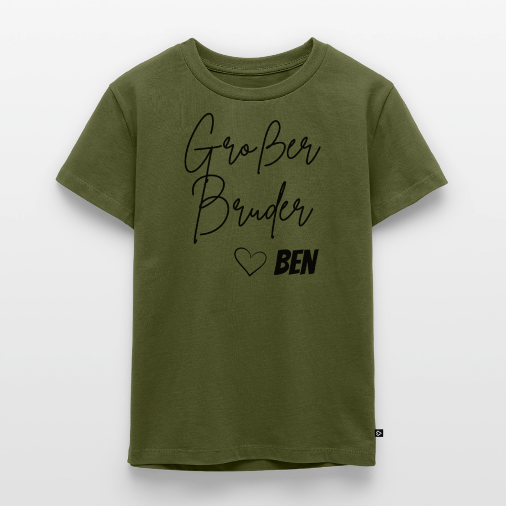 Geschwistershirt Großer Bruder - Khaki