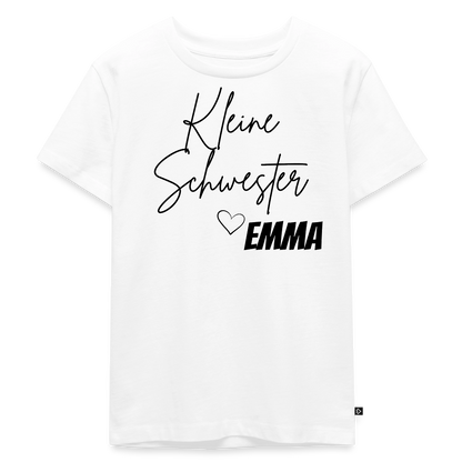 Geschwistershirt Kleine Schwester - Weiß