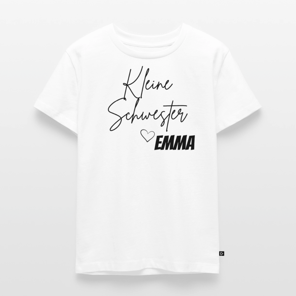 Geschwistershirt Kleine Schwester - Weiß