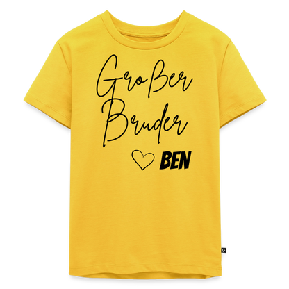 Geschwistershirt Großer Bruder - Sonnengelb