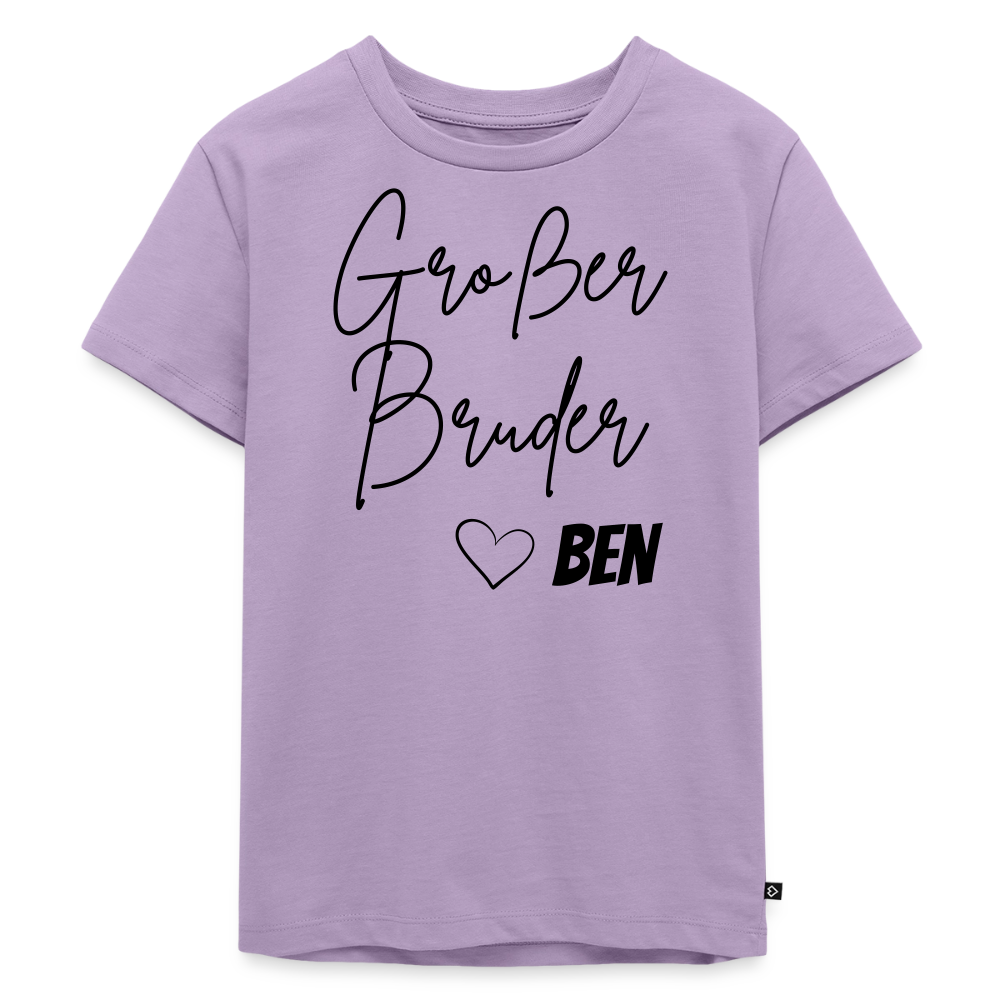 Geschwistershirt Großer Bruder - Lavendel