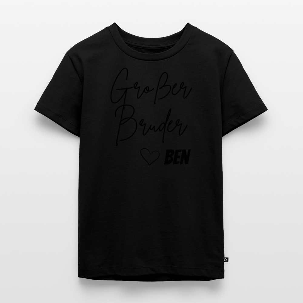 Geschwistershirt Großer Bruder - Schwarz