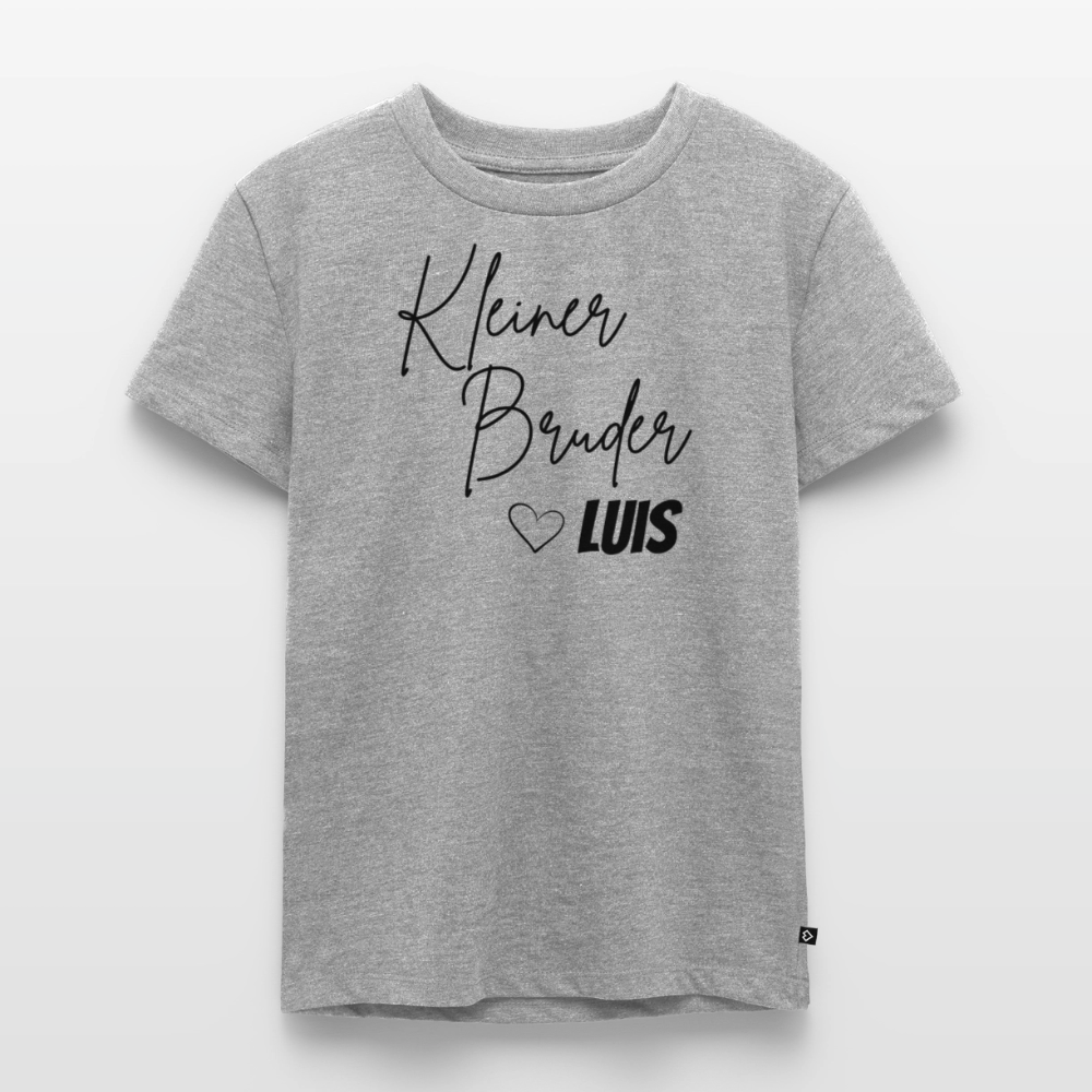 Geschwistershirt Kleiner Bruder - Grau meliert