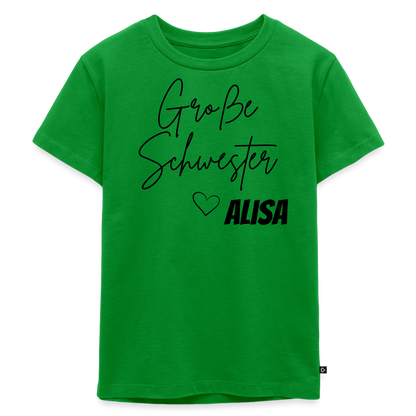 Geschwistershirt Große Schwester - Grün