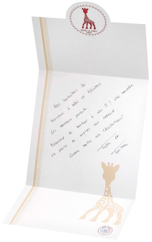 Vulli Geschenkset Sophie la Girafe 2tlg Herzrassel + Kaugiraffe