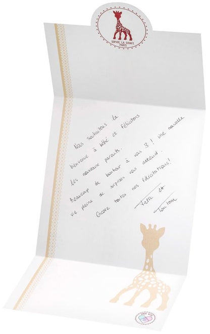 Vulli Geschenkset Sophie la Girafe 2tlg Herzrassel + Kaugiraffe