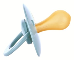 Baby Nova Schnuller Kirschform Naturkautschuk im 2er Pack - Einfarbig