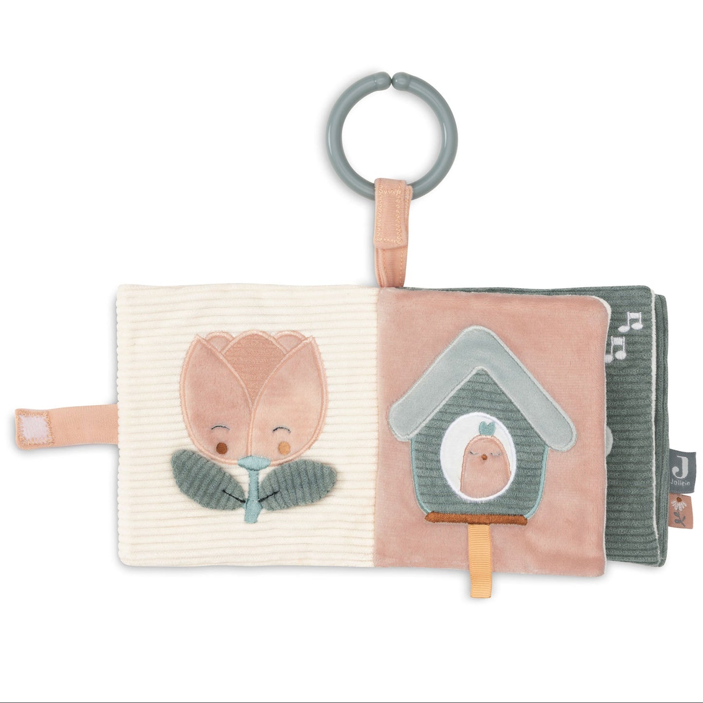 Jollein Baby Aktivitäten Stoffbuch Lovely Birds 0m+