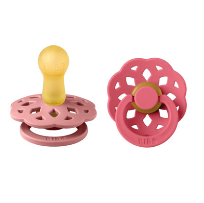 BIBS BOHEME Cherry Kirschform Schnuller Beruhigungssauger Rund Form Latex 2er
