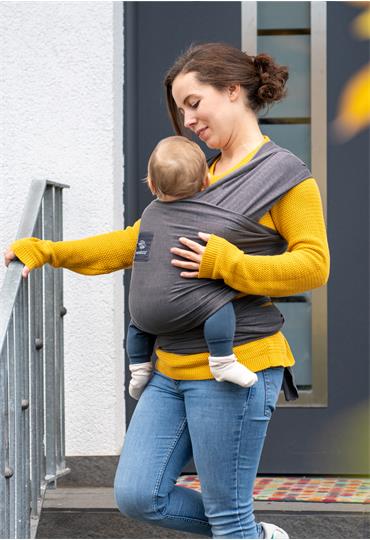 Manduca Baby Tragetuch Sling 3-15 kg slate