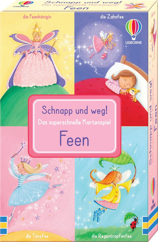 Usborne Kartenspiel Schnapp und weg: Feen 3J+