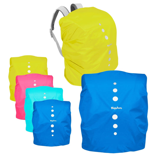 Playshoes Regenhülle für Schulranzen & Schulrucksack 30-55 L