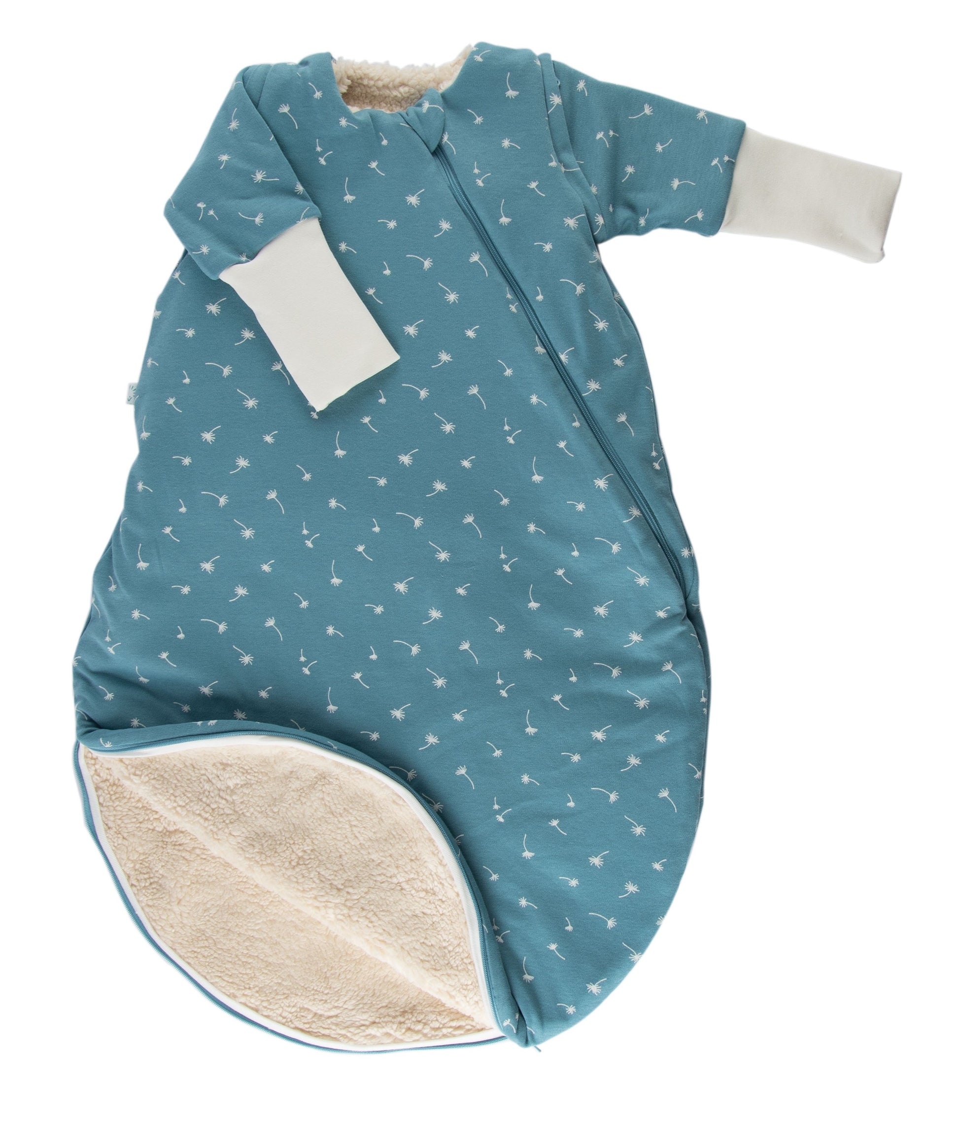 Popolini Bio Baby Schlafsack mit Ärmel Vario Winter