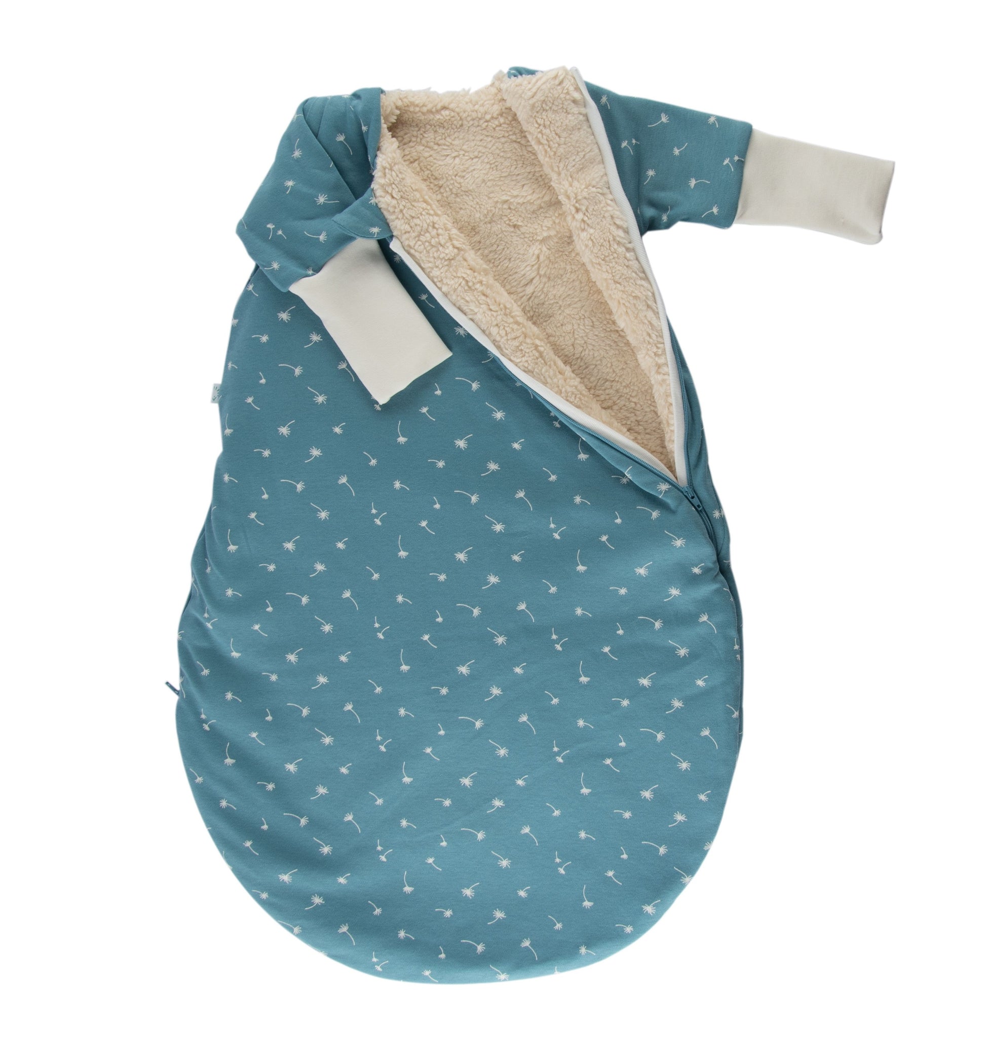 Popolini Bio Baby Schlafsack mit Ärmel Vario Winter