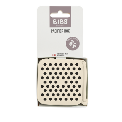 BIBS Schnullerbox Studio Collection Punkte Schwarz