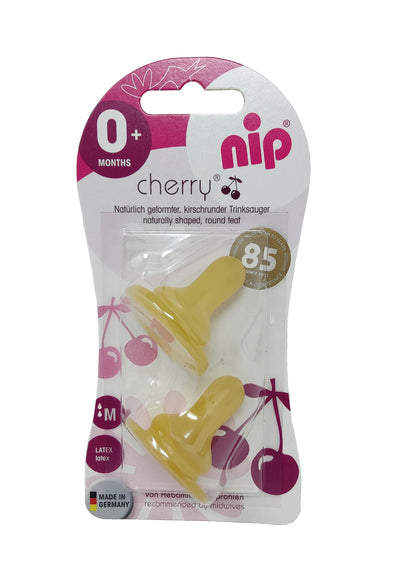 NIP Trinkssauger Latex Cherry Rund