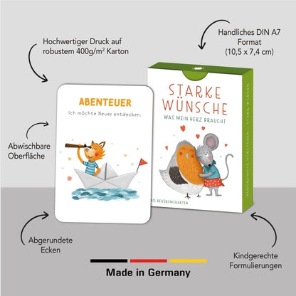 Rüsselfuchs Bedürfniskarten "Was brauche ich gerade?" Starke Fragen für Kinder 5J+