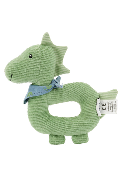 Sterntaler Babyrassel Greifling Dino grün