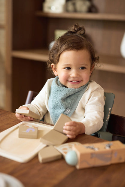 Jollein Baby Zahnlatz Frottee Bandana im Doppelpack