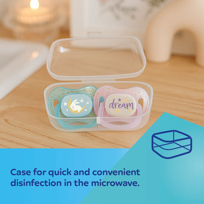 Canpol Baby Silikon Symmetrischer Schnuller Beruhigungssauger  Hello Dream