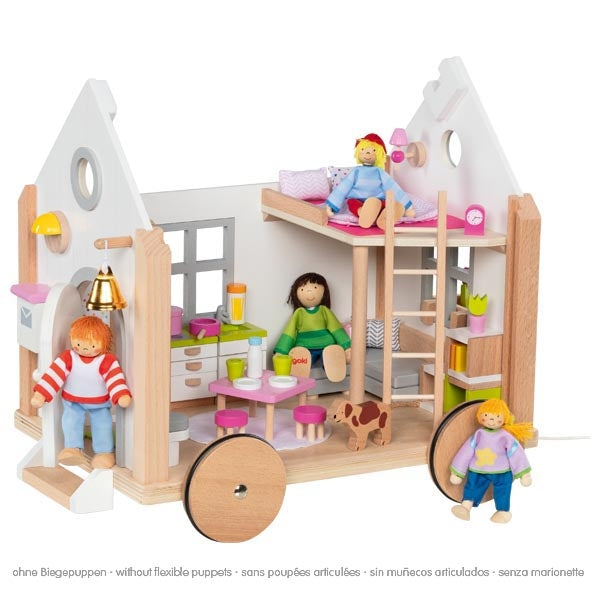 goki 66 Bunter Puppenwagen Tiny Haus Hygge