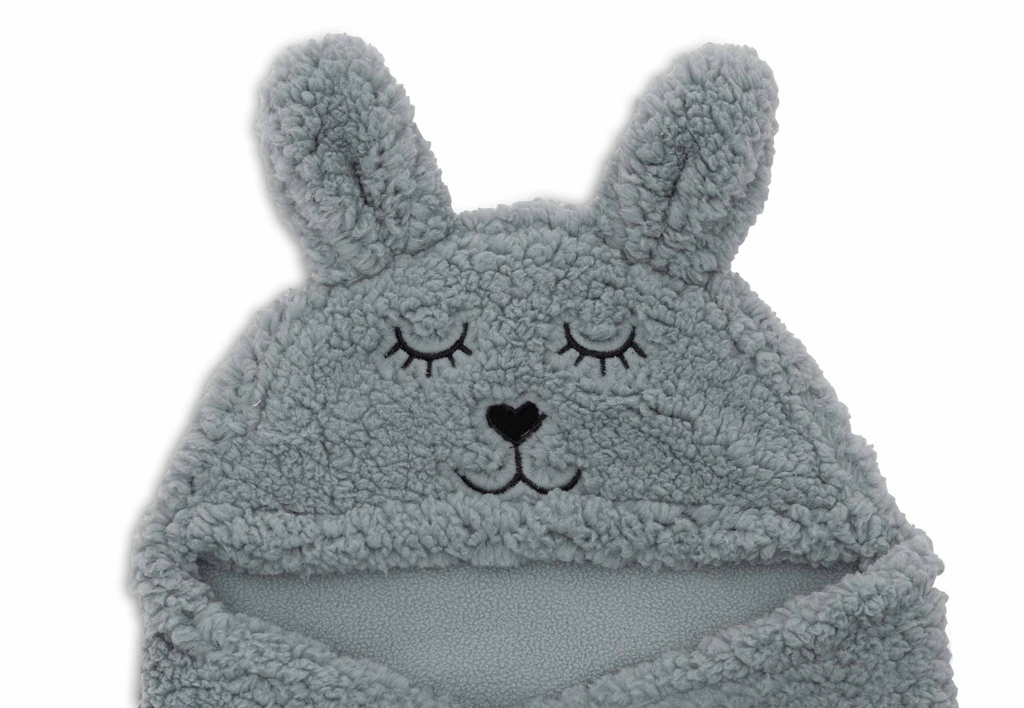 Jollein Wickeldecke Einschlagdecke Bunny Sea Green