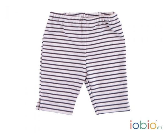 iobio Interlock Kurze Hose Capri Streifen Marine