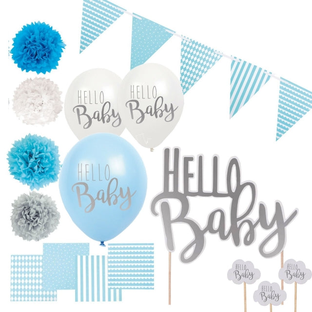 Jabadabado Babyshower Set Hello Baby BOY