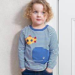 KITE Langarmshirt Uboot meets Walfisch