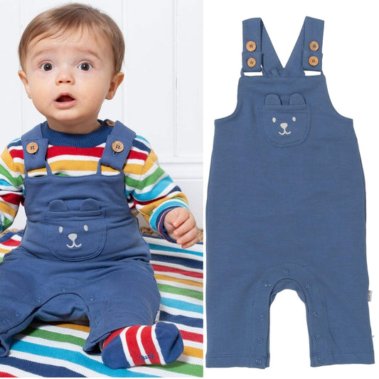 KITE Baby Latzhose Bärchen Blau