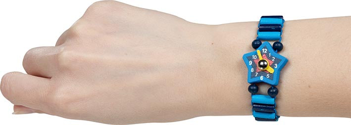 Goki Kinder Lernuhr Armbanduhr aus Holz
