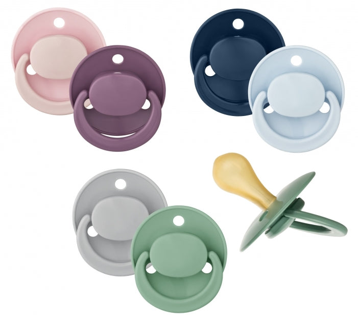 Baby Nova Schnuller Kirschform Naturkautschuk im 2er Pack - Einfarbig ...