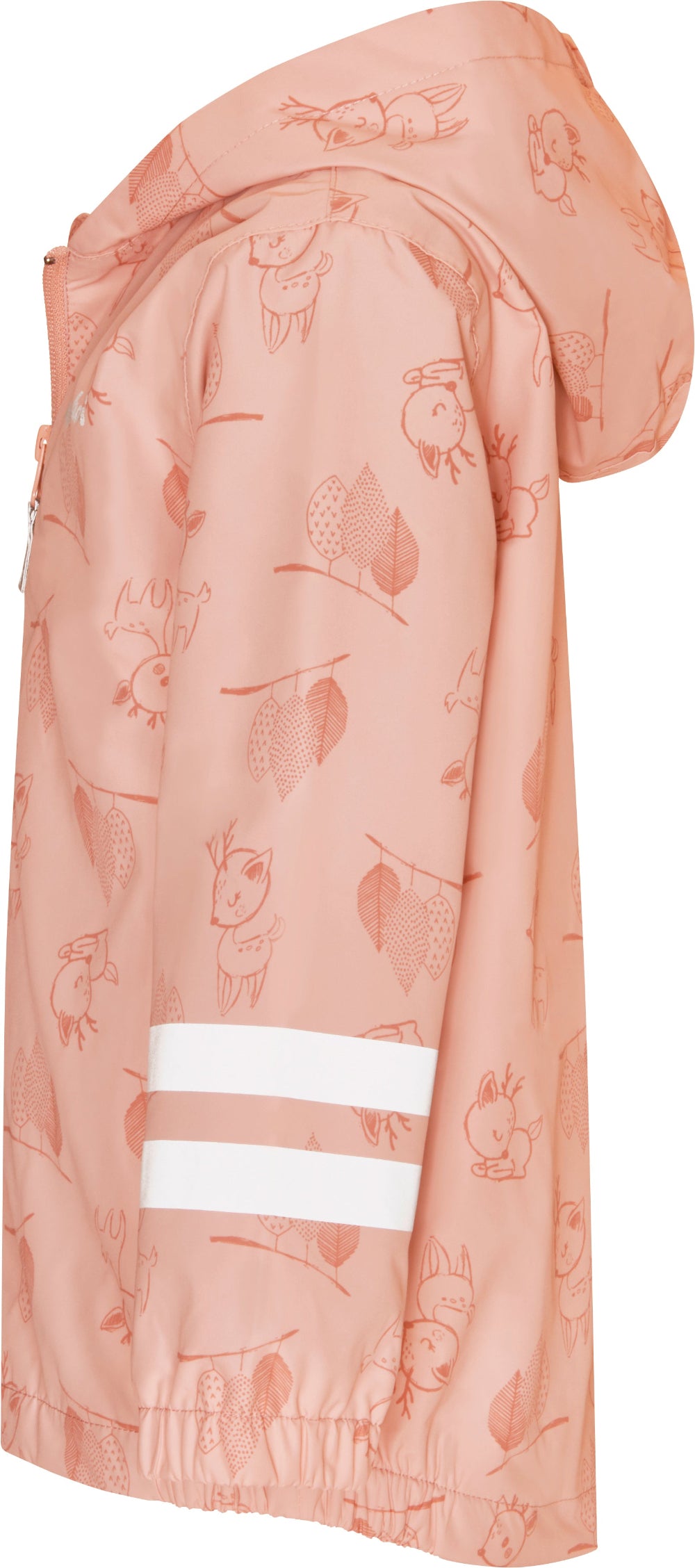 Playshoes Kinder Regenjacke Rehe Rosa Seite