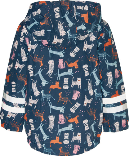 Playshoes Kinder Regenjacke Katzen Allover