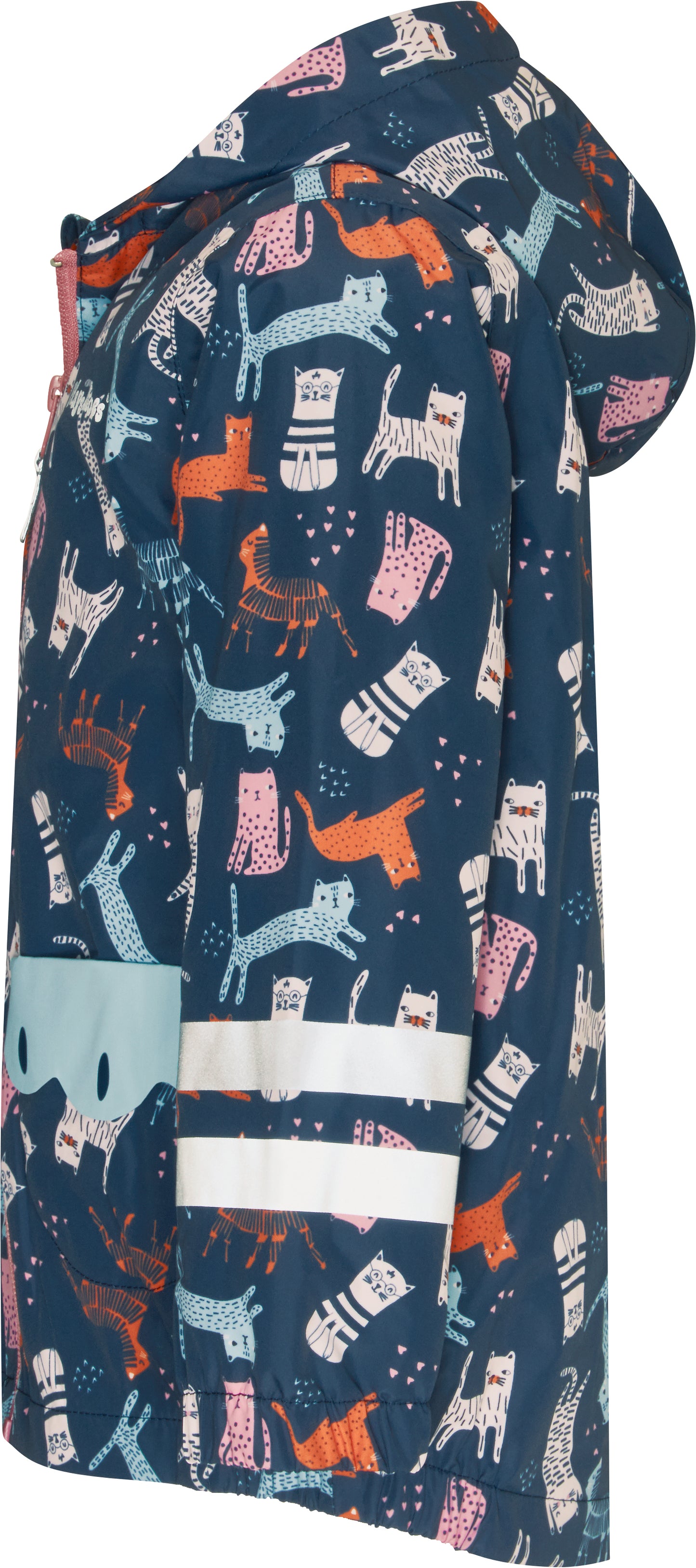 Playshoes Kinder Regenjacke Katzen Allover