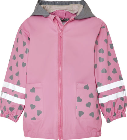 Playshoes Kinder Regenjacke Katze Rosa
