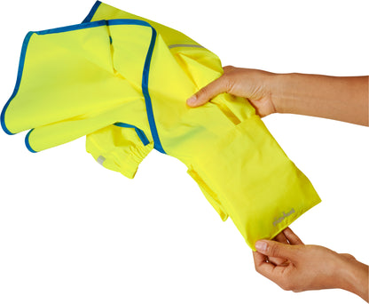 Playshoes Regencape Regenponcho Signalgelb mit Reflektorstreifen