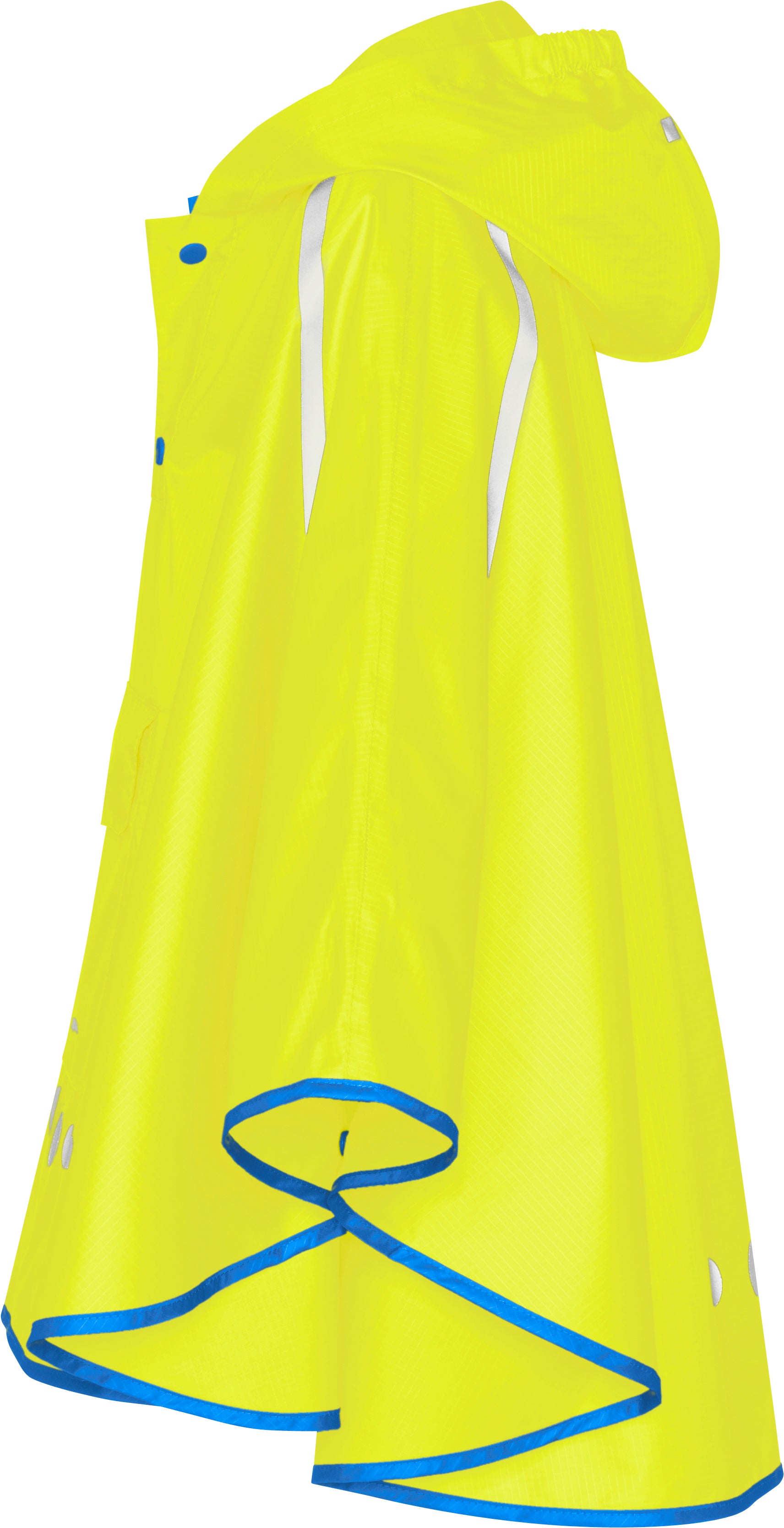 Playshoes Regencape Regenponcho Signalgelb mit Reflektorstreifen