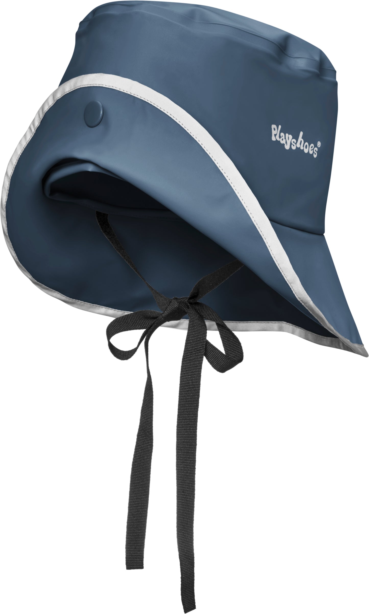 Playshoes Regenhut in Signalfarbe + Reflektorstreifen