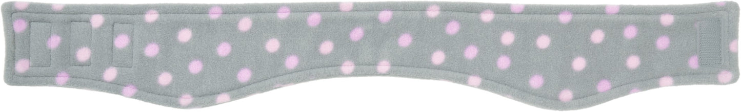 Playshoes Fleece Kinder Stirnband Rosa Punkte