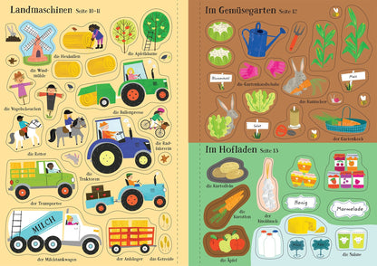 Usborne Kinder Stickerbuch: Auf dem Bauernhof