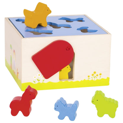 Goki Sortier Box Bauernhof Spielbox 1+