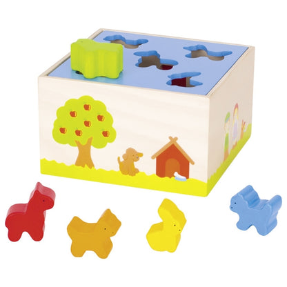 Goki Sortier Box Bauernhof Spielbox 1+