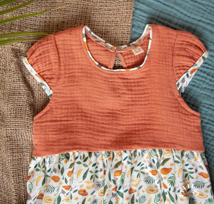 Iobio Sommer Kleidchen Single Jersey & Musselin Mango