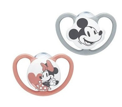 NUK Space Silikon-Schnuller Disney Mickey Mouse 2er