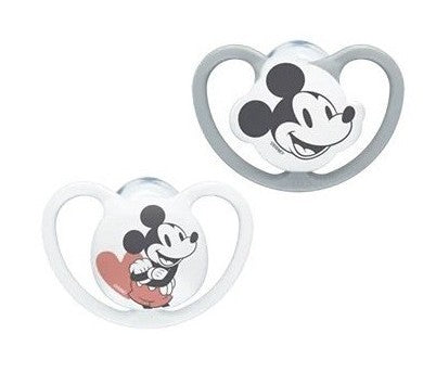 NUK Space Silikon-Schnuller Disney Mickey Mouse 2er