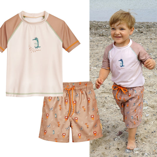 Playshoes UV Badeset Wildtiere Beige